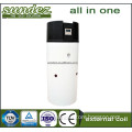 Sundez all in one heat pump external coil heatpump air water Hitachi rotary for home appliance heating and hot water